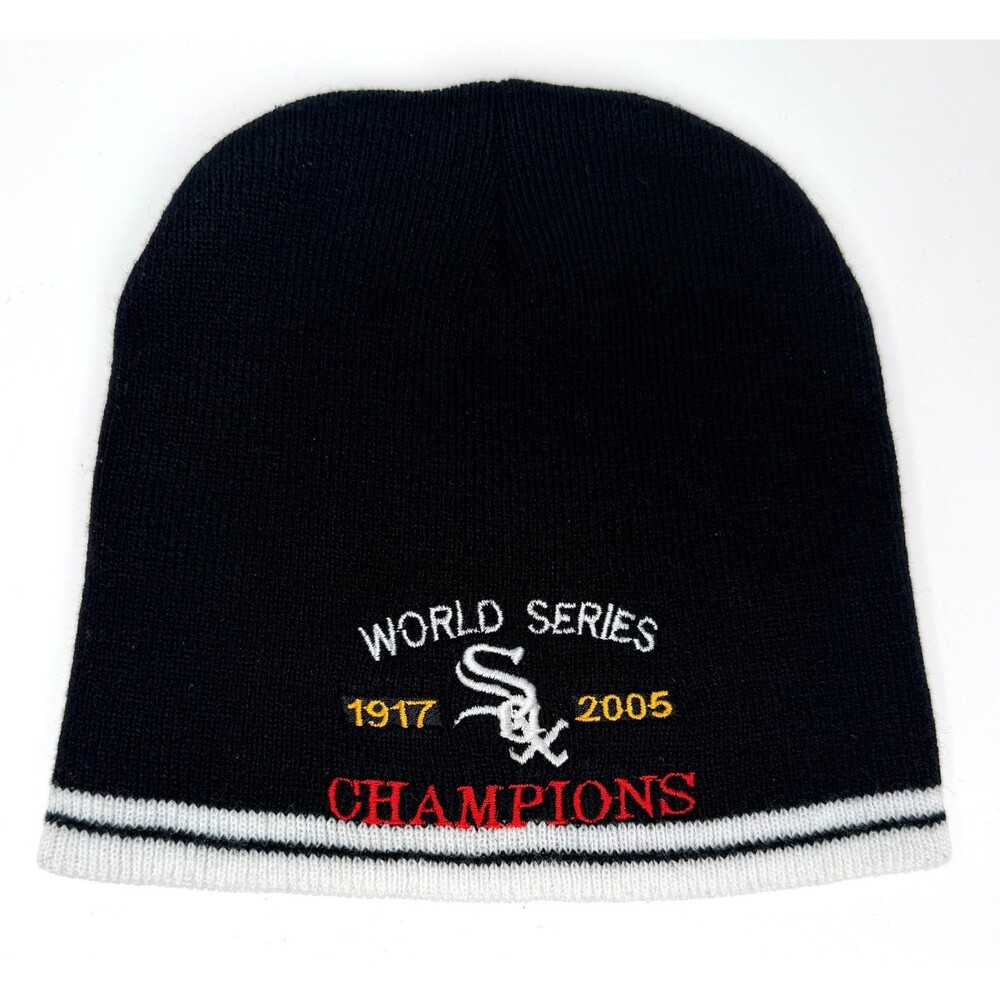 Chicago White Sox 2005 World Series Champions Vintage Knit Winter Beanie Hat